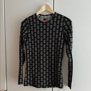 Icebreaker Merino snowflake Long Sleeve Top